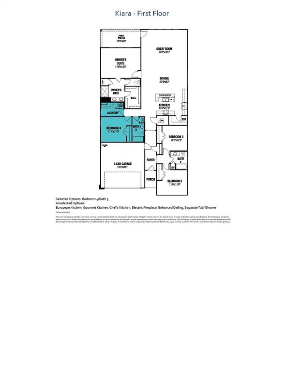 Kiara - Floor Plan