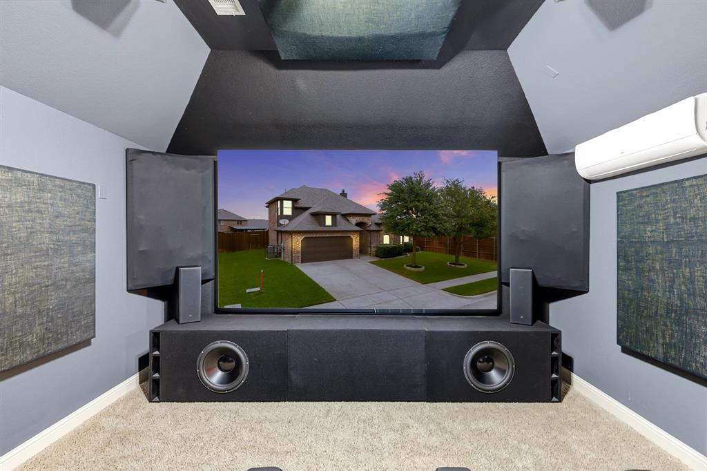 Game Day will never be the same in this custom media room.