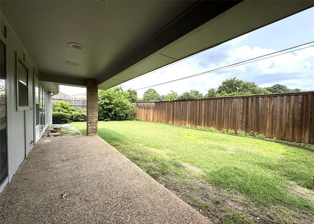 Covered Patio at Backyard