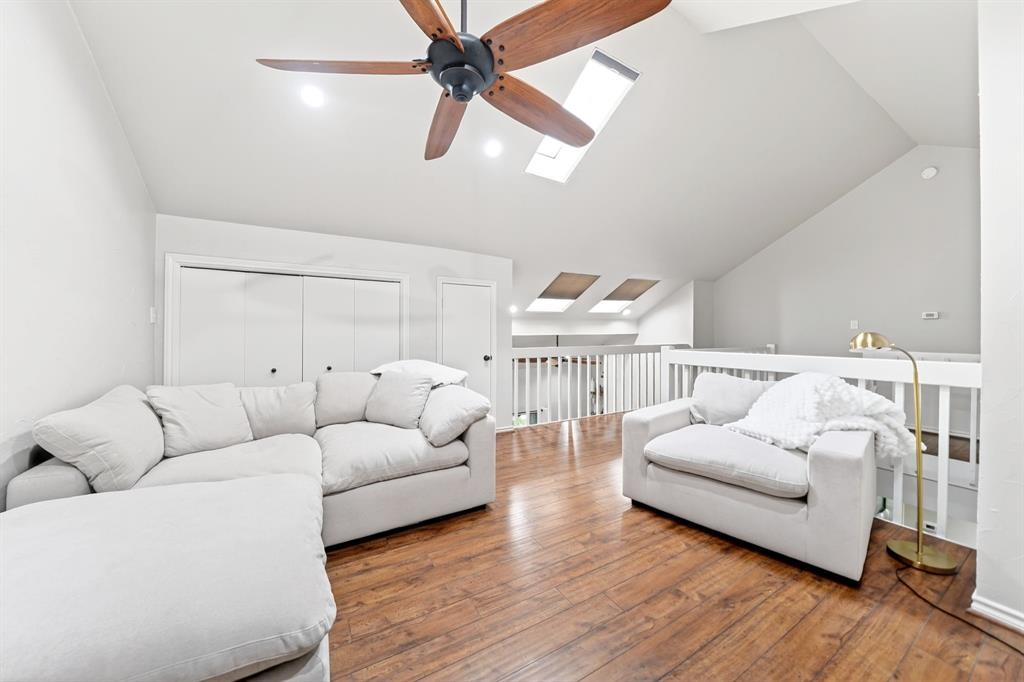 2nd Living space with 2 storage areas.