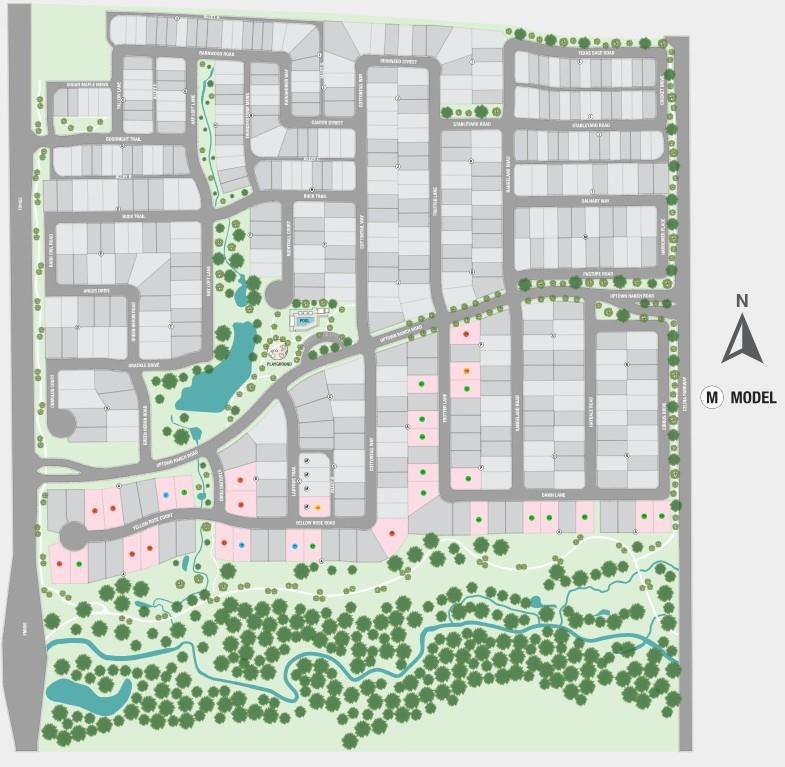 Ranch at Uptown Celina Site Map
