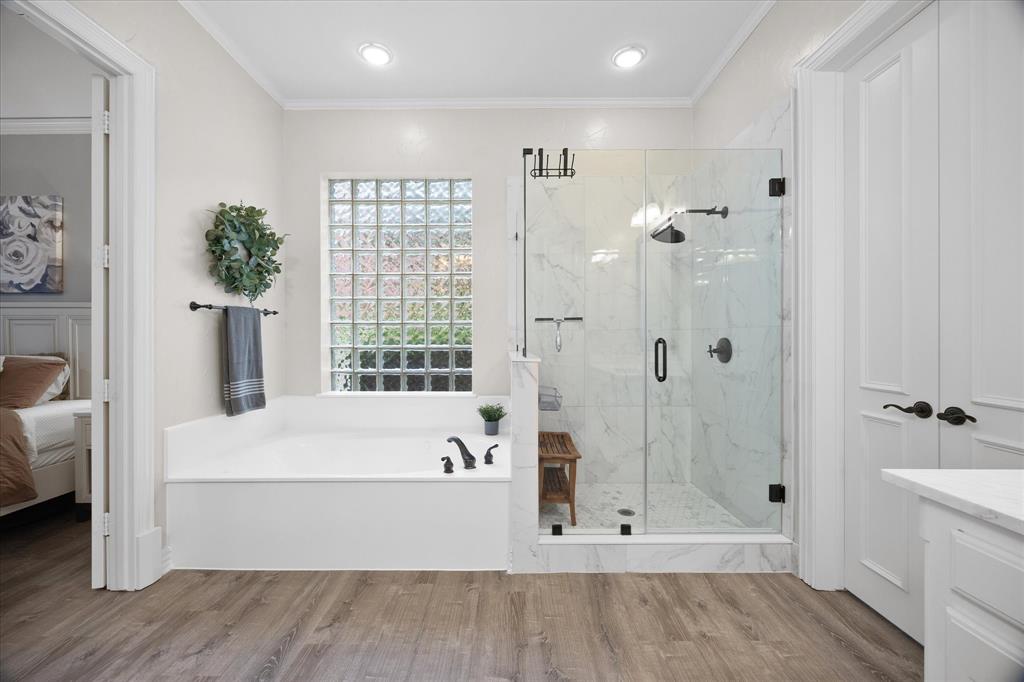 Updated spa style bath