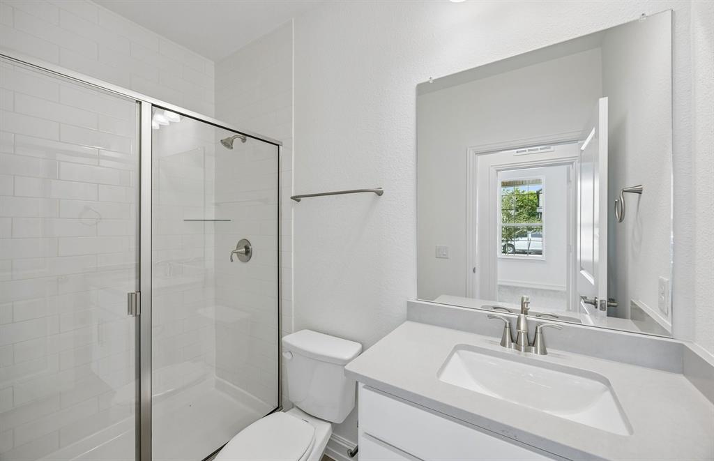 Secondary bath on first level Secondary bath on first level