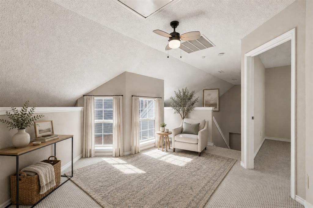 Virtually Staged- Upstairs Flex space