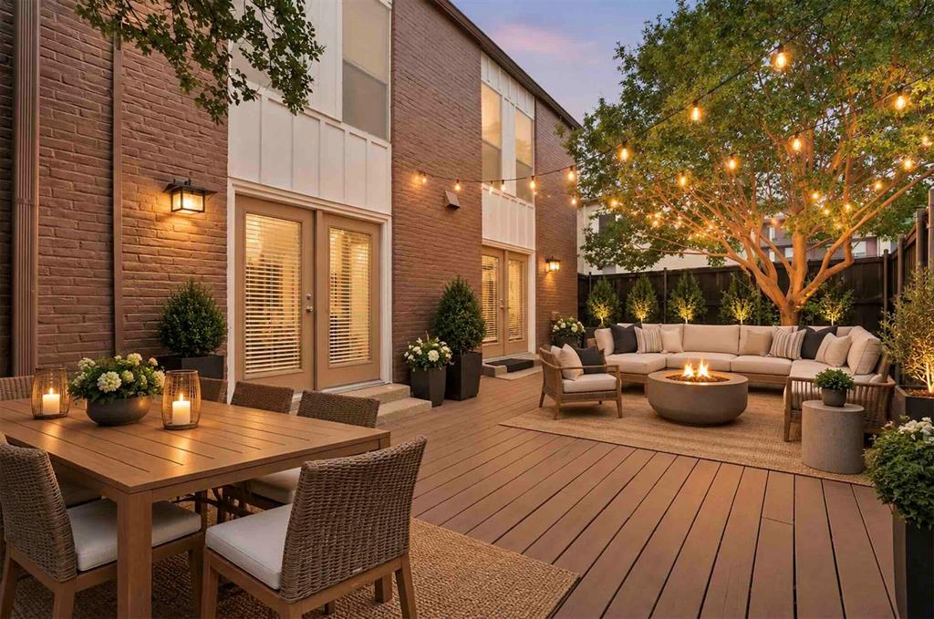 AI inspired patio decor