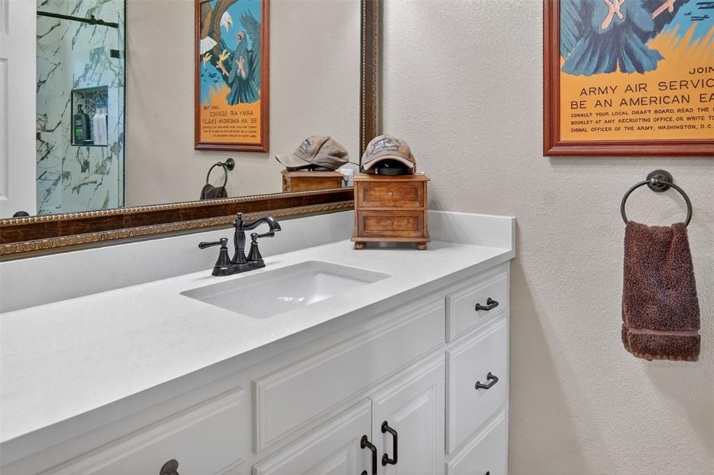 Updated guest bath.
