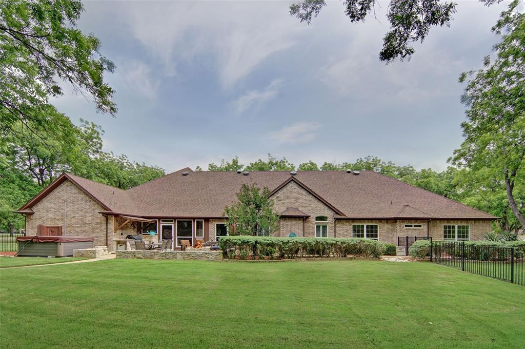 Rear view of this lovely home.