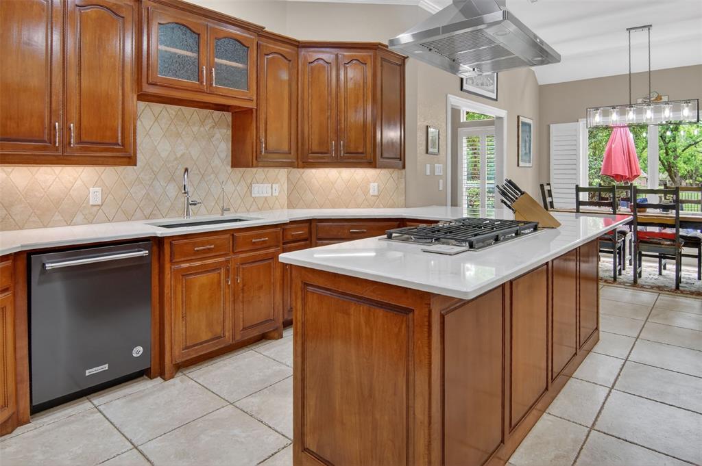 Additional view of kitchen with breakfast area.