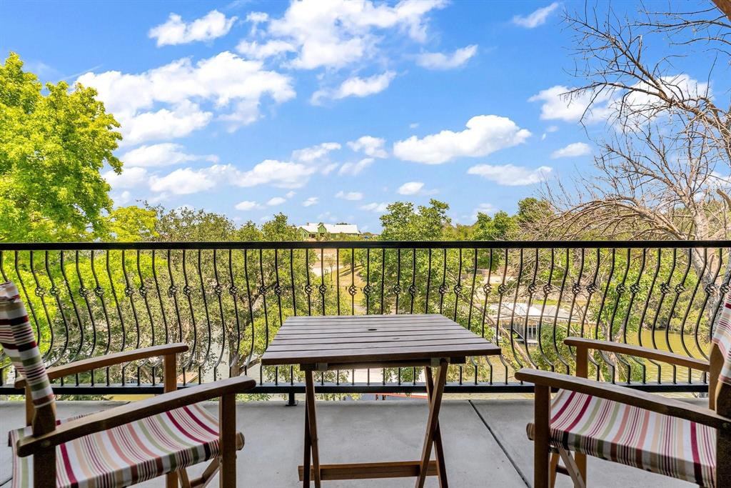Large balcony off of primary