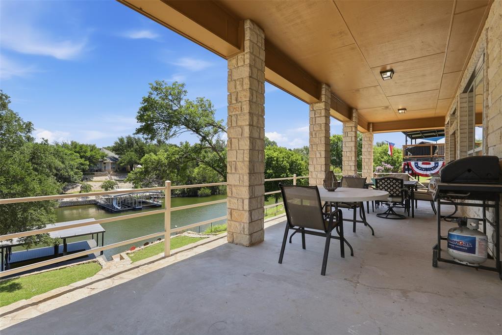 Large covered patio