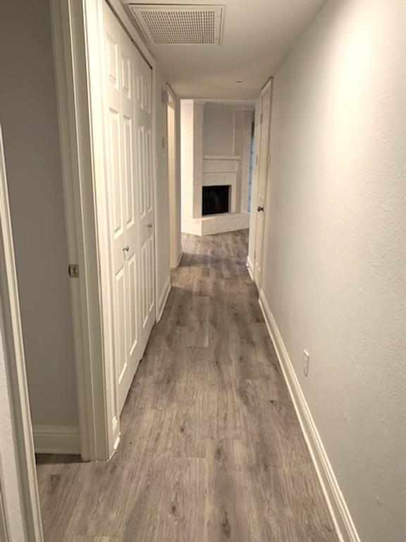 Hallway from living area towards bedrooms