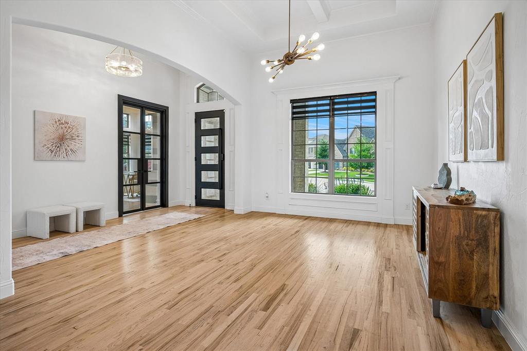 Entry and Dining Room With Study Doors closed Entry and Dining Room With Study Doors closed