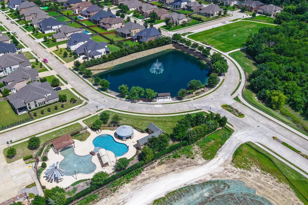 Community pool, pond and trails