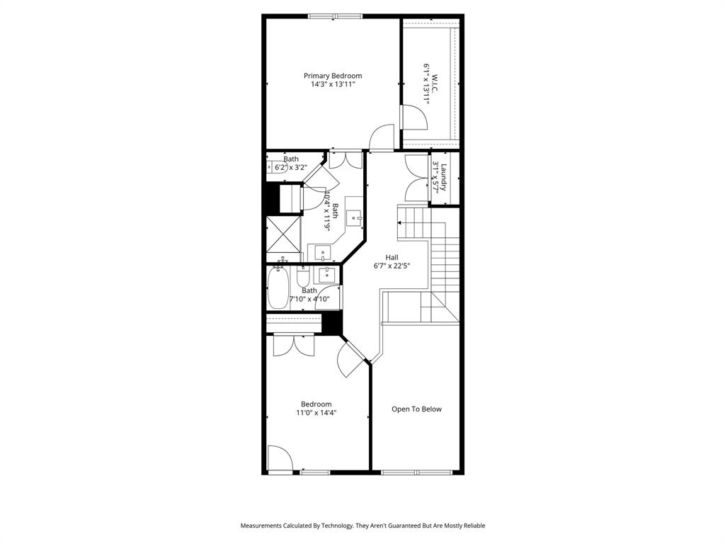 Additional floor plan layout image highlighting bedroom and bathroom placement, open living areas, circulation paths, and stairs, giving home shoppers a clear understanding of how this McKinney Texas townhome flows and lives day to day and supporting buyers searching for McKinney townhomes with efficient, well planned layouts.