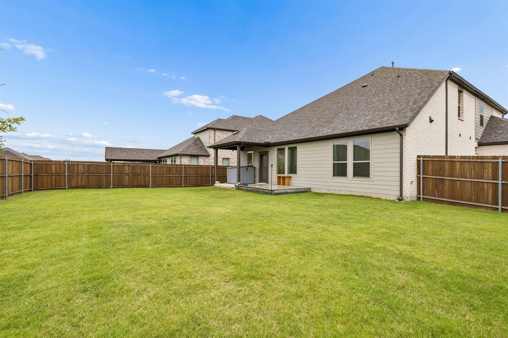 Large backyard