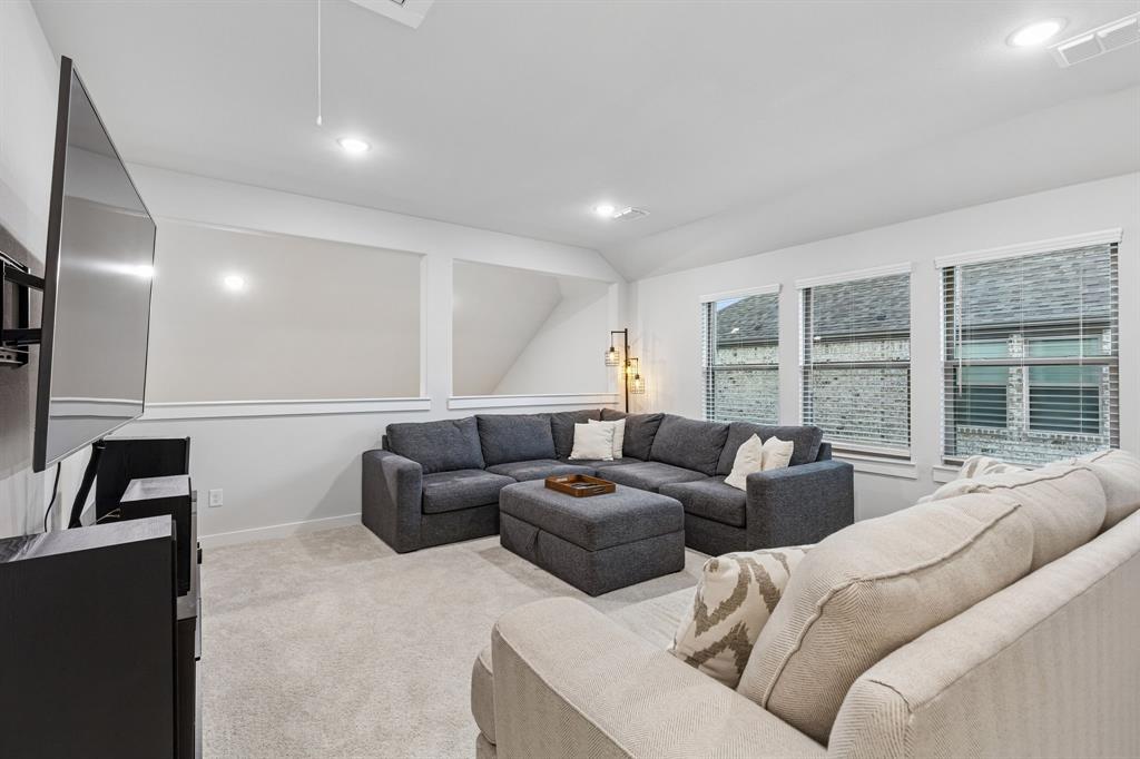 Upstairs game room