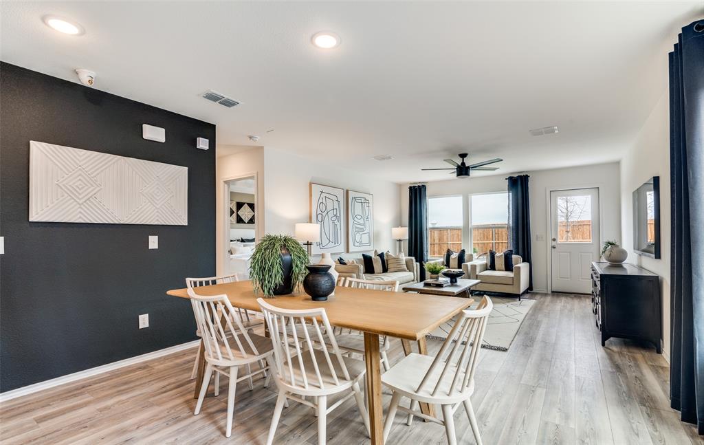 *Model Representation - Dining area off kitchen with large windows *Model Representation - Dining area off kitchen with large windows