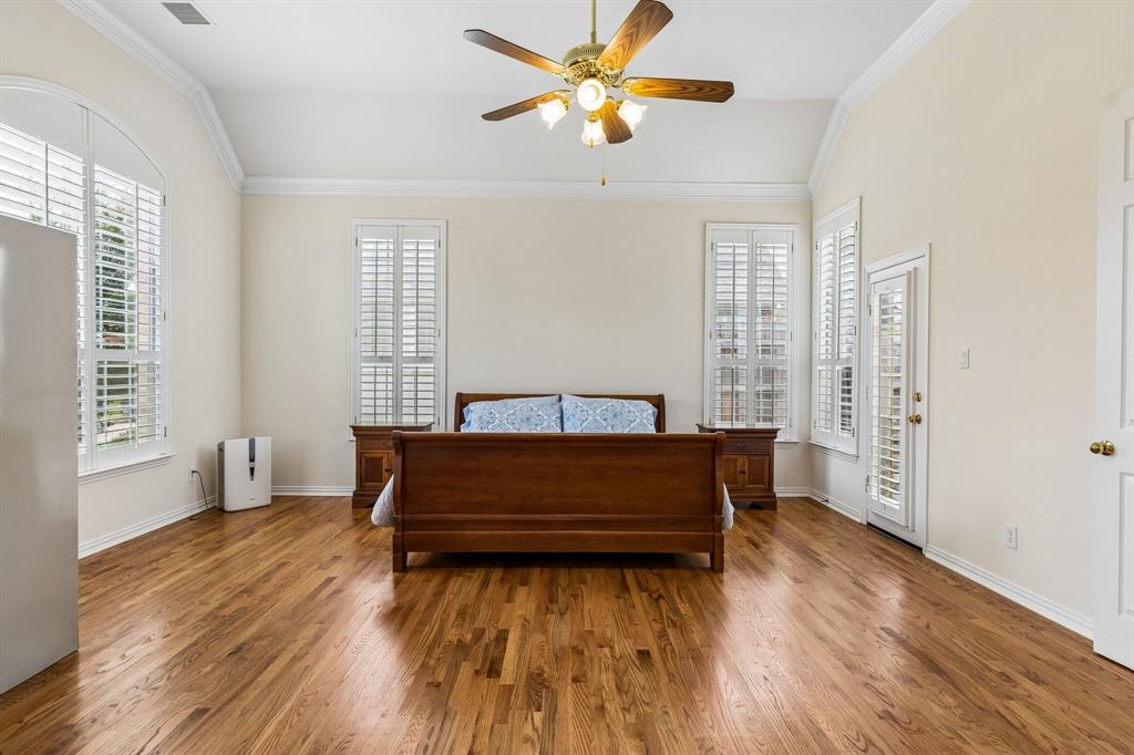 Located on the first floor, this private primary suite with numerous windows for natural light creating a luxurious and comfortable living space. Super quiet, relaxing, and a great place to rest after a busy work day. No need to imagine, it is!