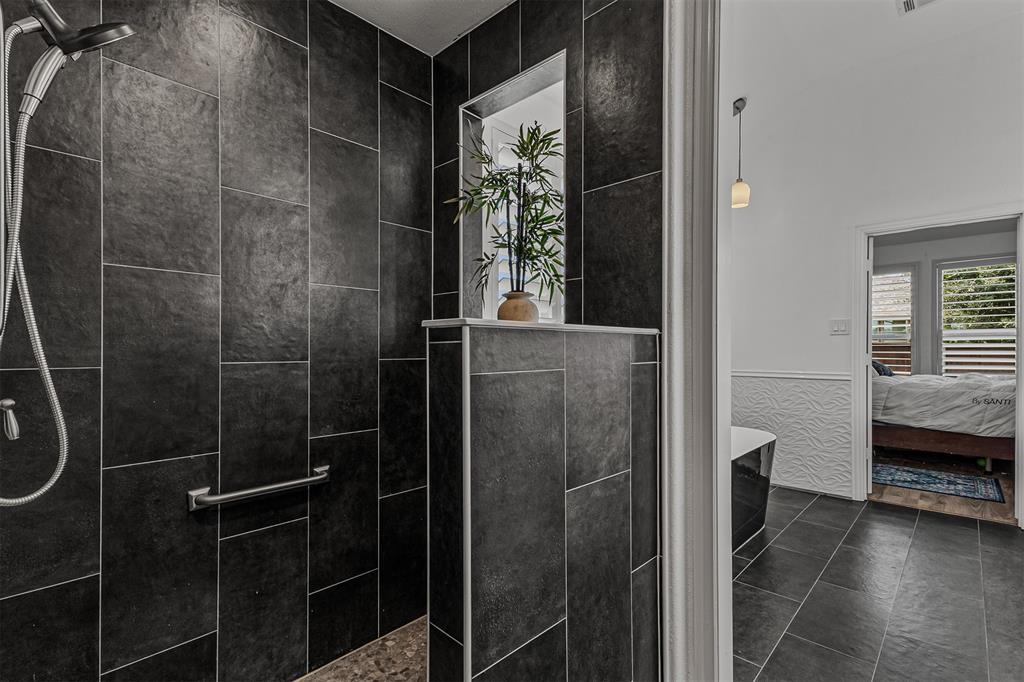 Updated walk in shower