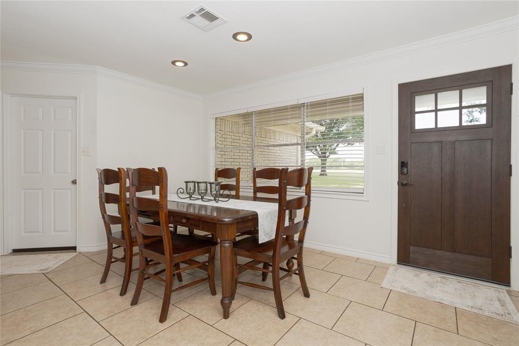 Dining room and front entrance