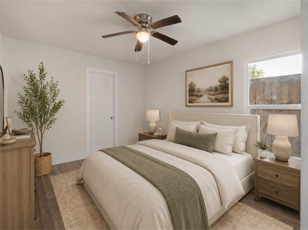 Virtually Staged downstairs master bedroom Virtually Staged downstairs master bedroom