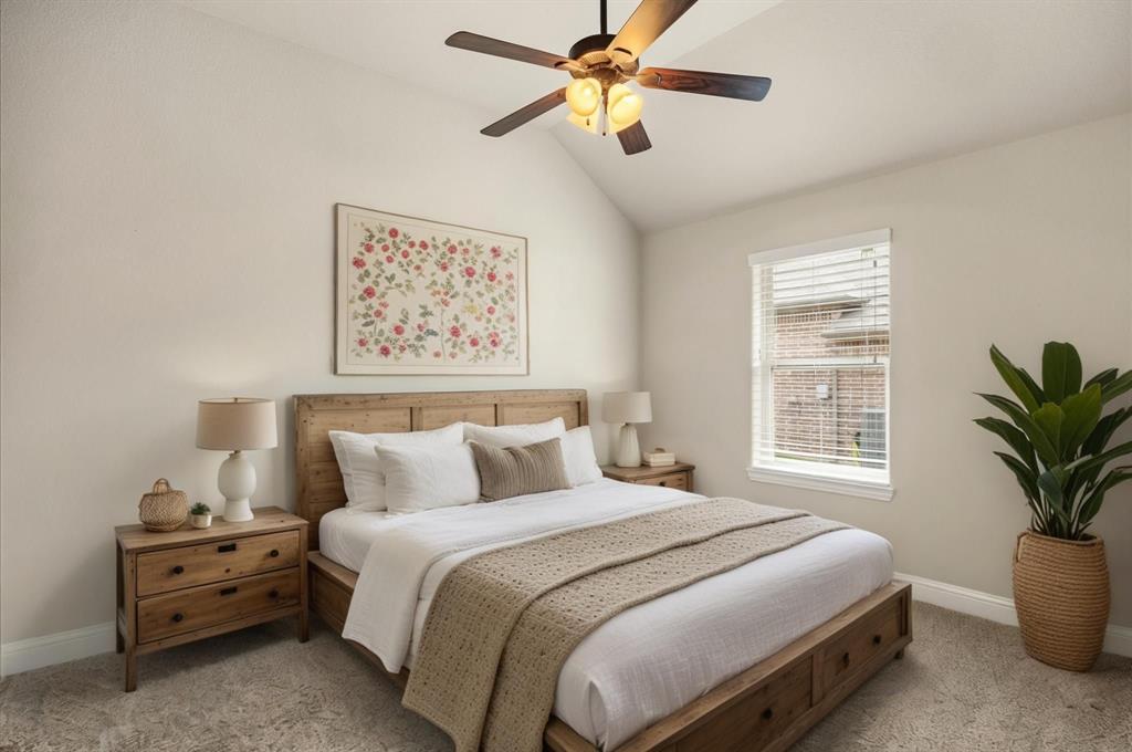 Virtually Staged Bedroom