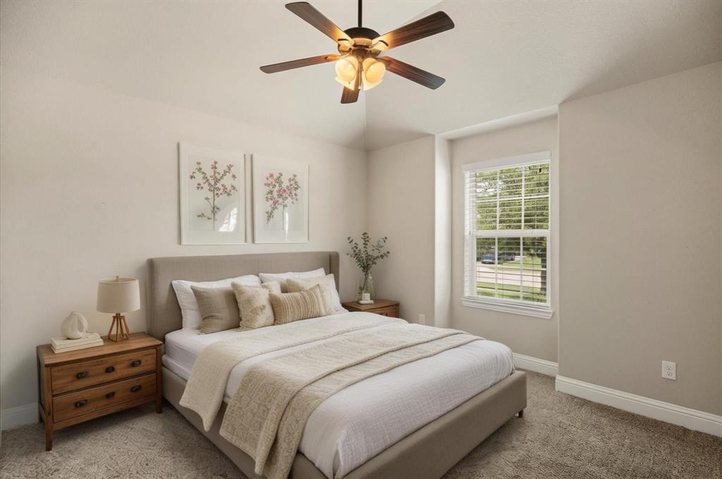 Virtually Staged Bedroom