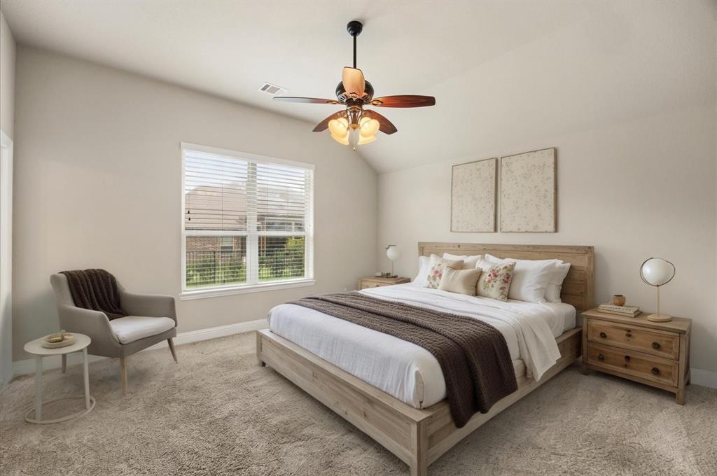 Virtually Staged Bedroom