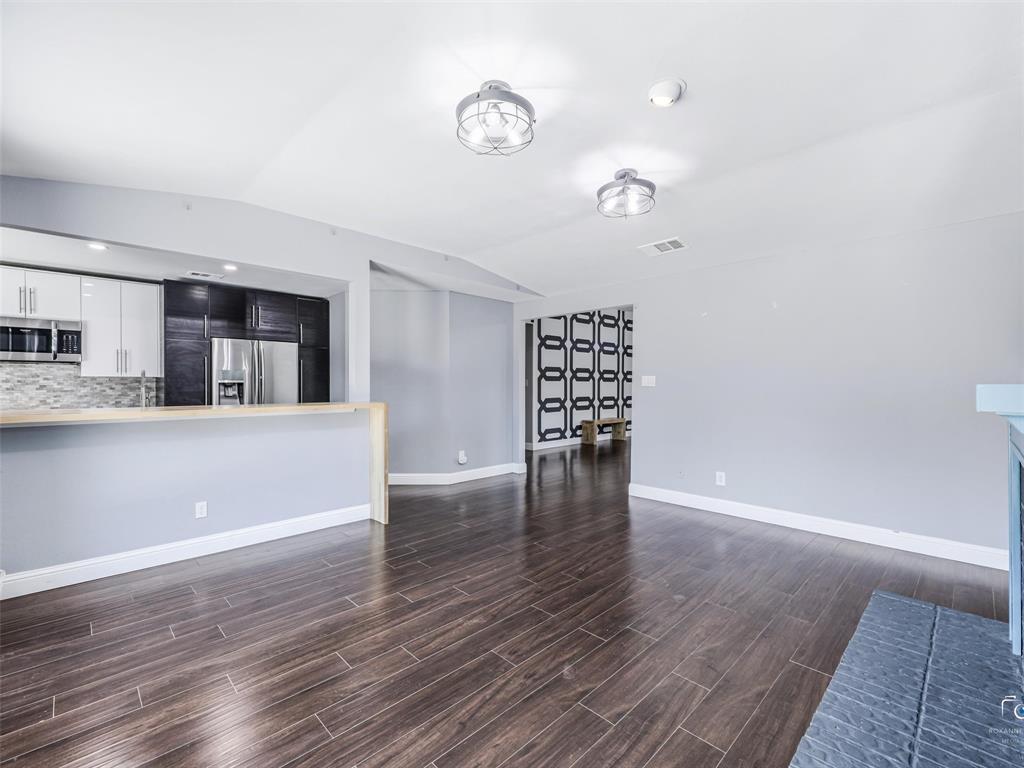 View looking back toward entrance and kitchen.