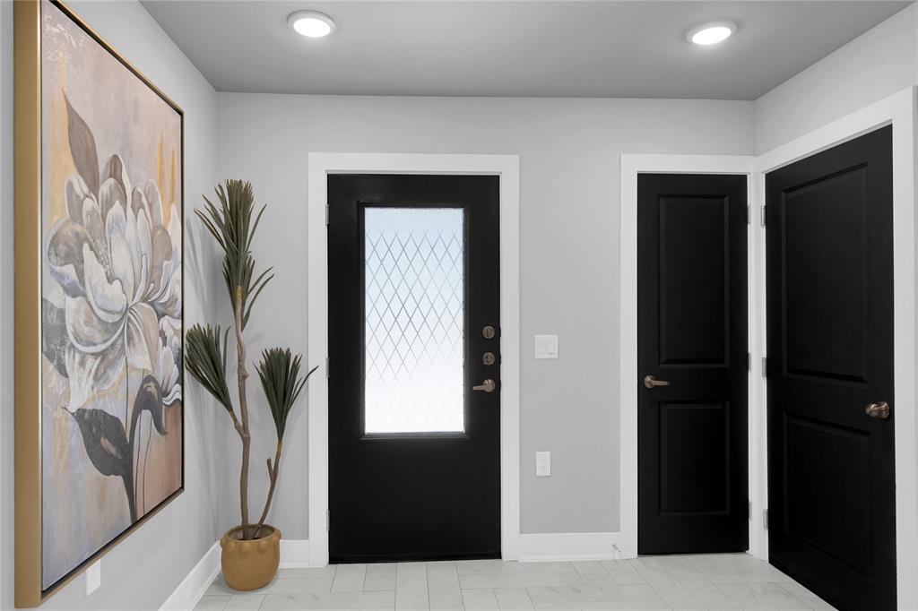 Large Foyer and Garage on the ground floor