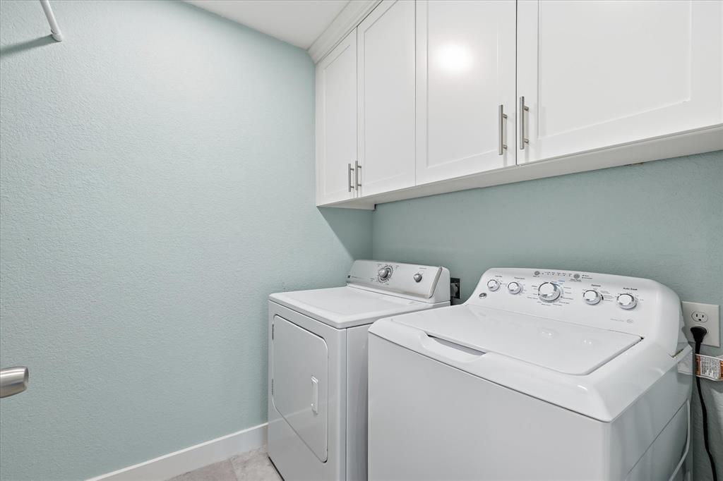 This is only part of the laundry room with room for full size washer and dryer and then the other side has room for an additional refrigerator or freezer.  This was remodeled along with the kitchen.
