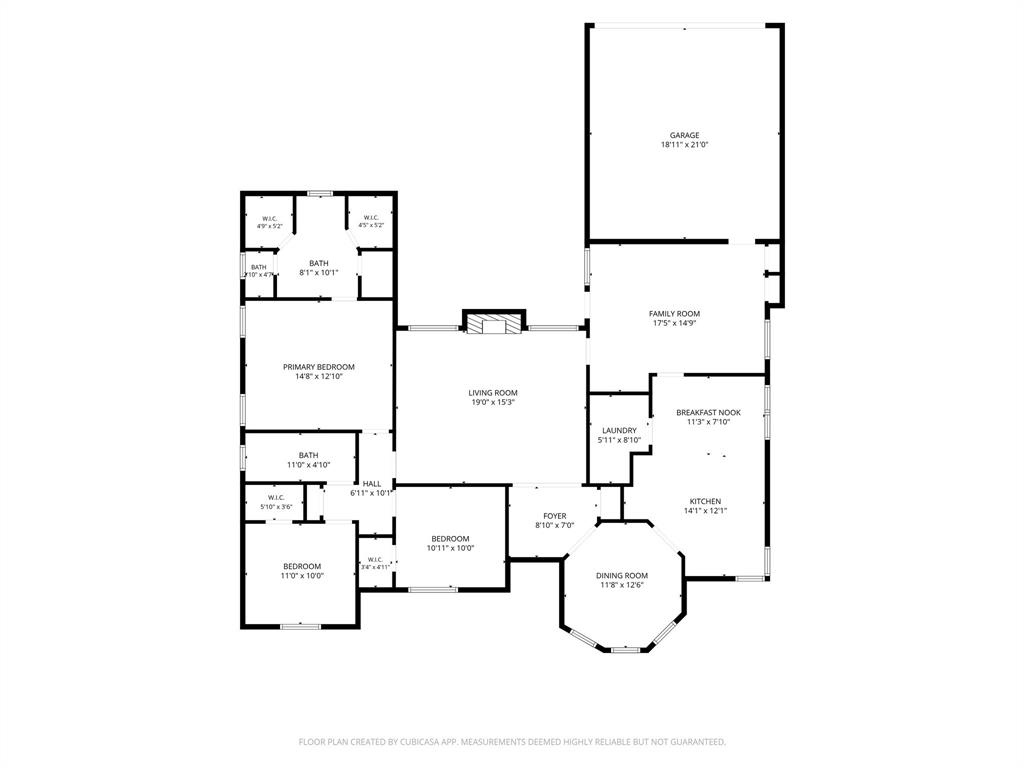 Floorplan.  Buyer and buyer's agent should verify all room measurements.