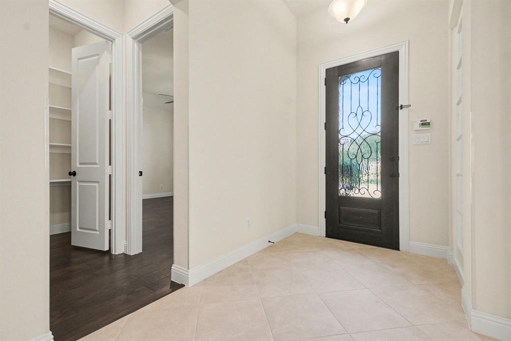 Oversized Ceramic Tile at entry