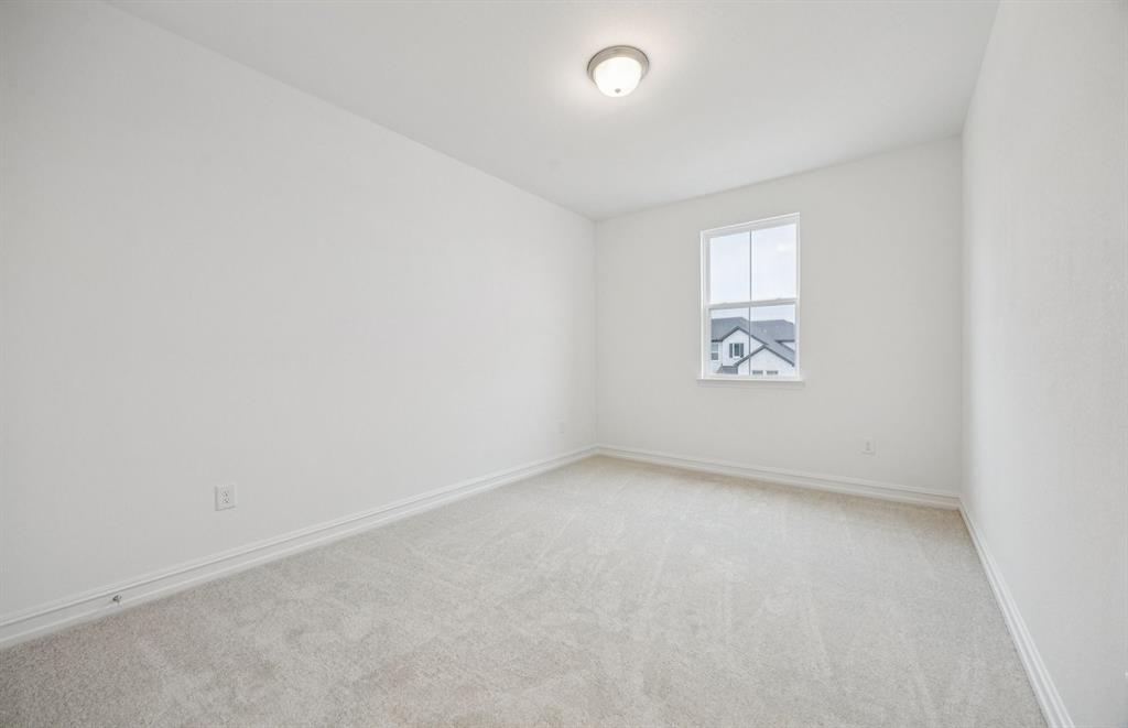 *Floorplan representation, not actual home - Spacious secondary bedroom