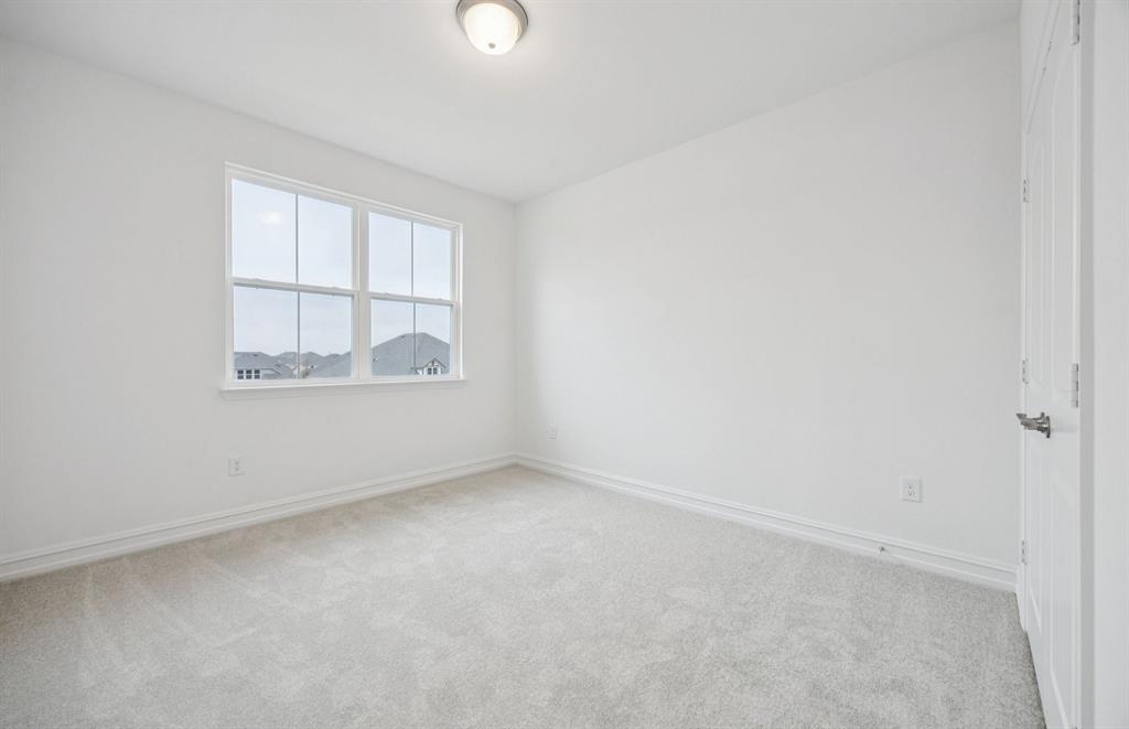 *Floorplan representation, not actual home - Spacious secondary bedroom with large windows