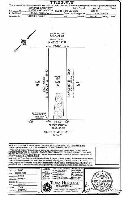 2511 Saint Clair Drive, Dallas, TX 75215
