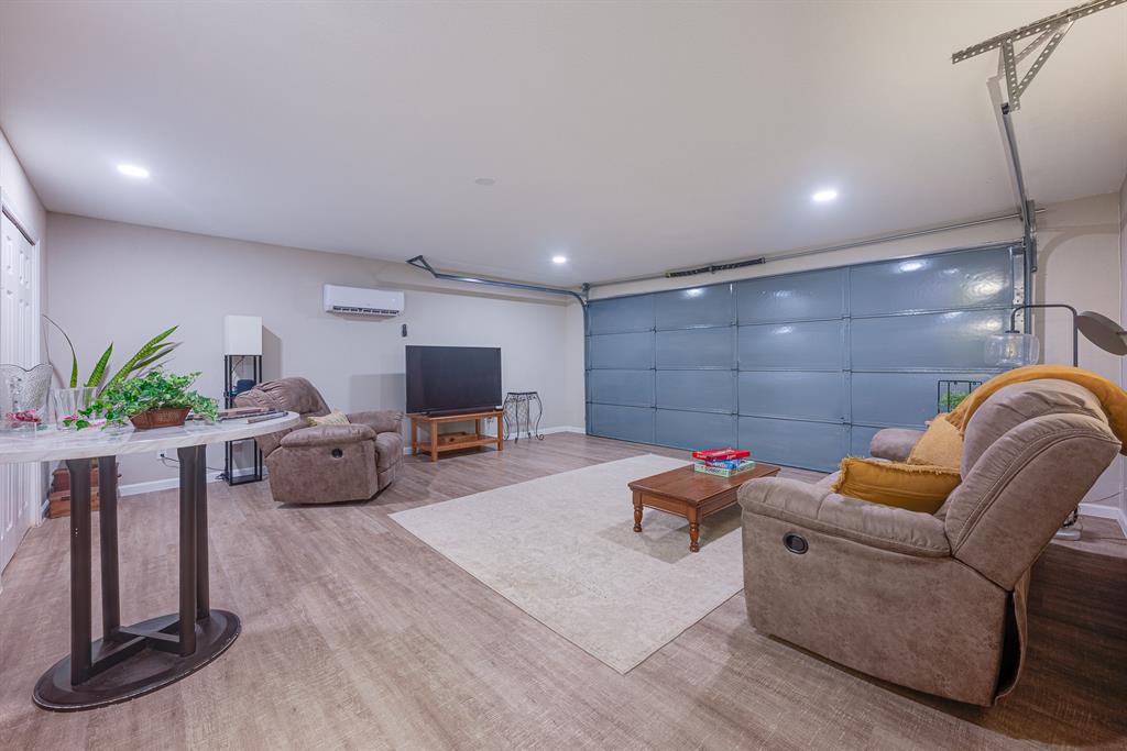 Currently furnished as TV room - Fully insulated and has dedicated HVAC - very comfortable!