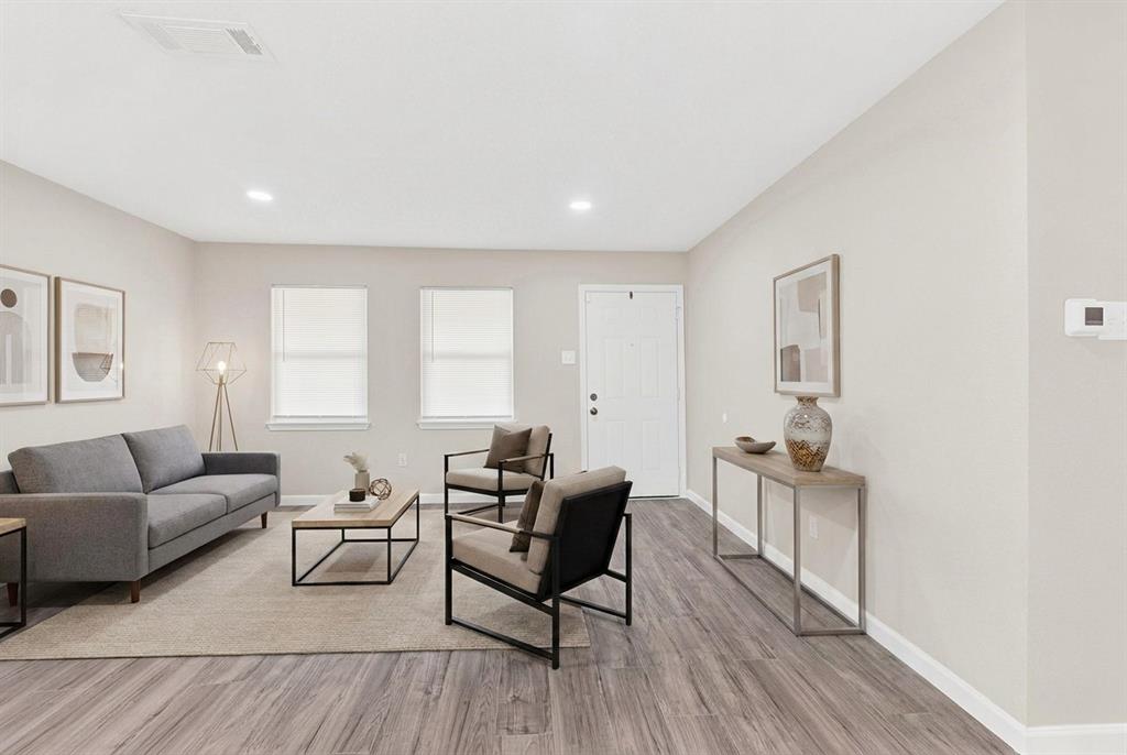 Entry and additional living space - virtually staged