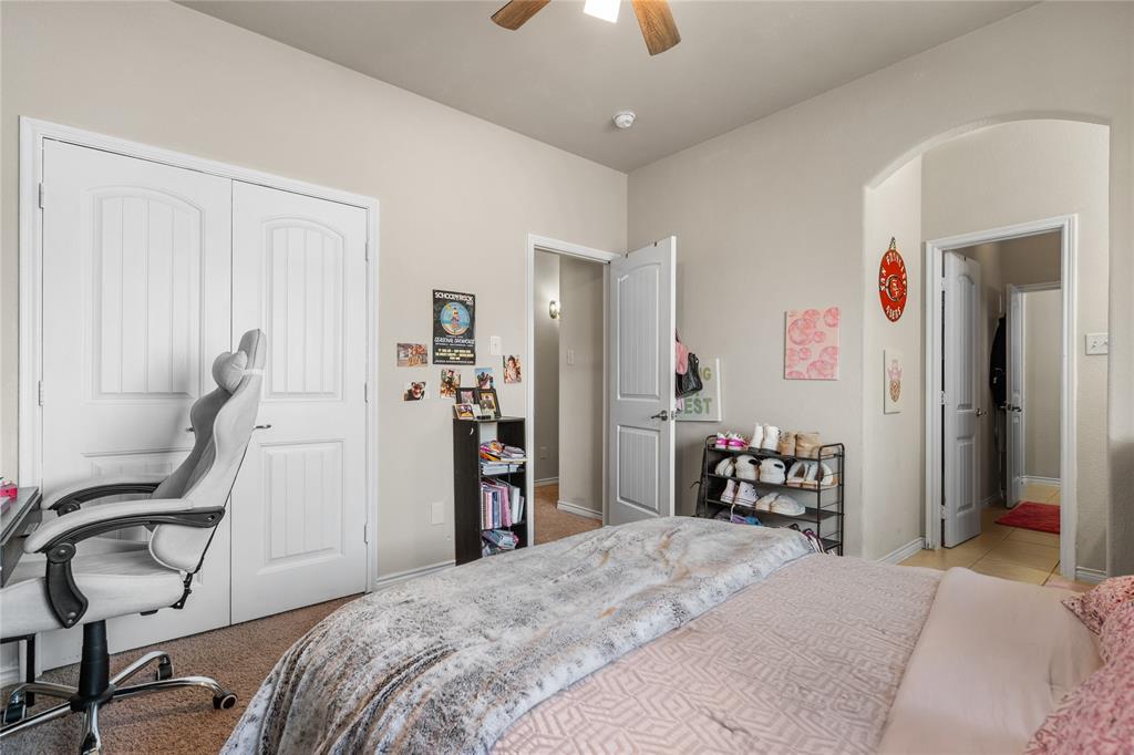 Bedroom 2 leads to ensuite Jack and Jill bath.