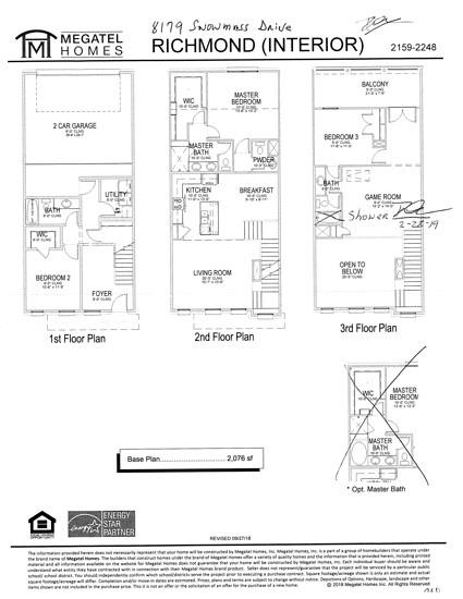 Same floor plan but flipped in reverse