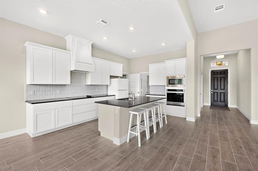 Corian countertops and huge island Corian countertops and huge island