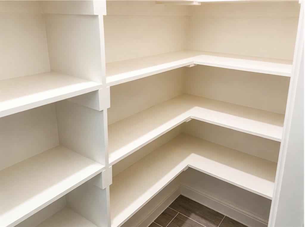 Oversized walk-in pantry