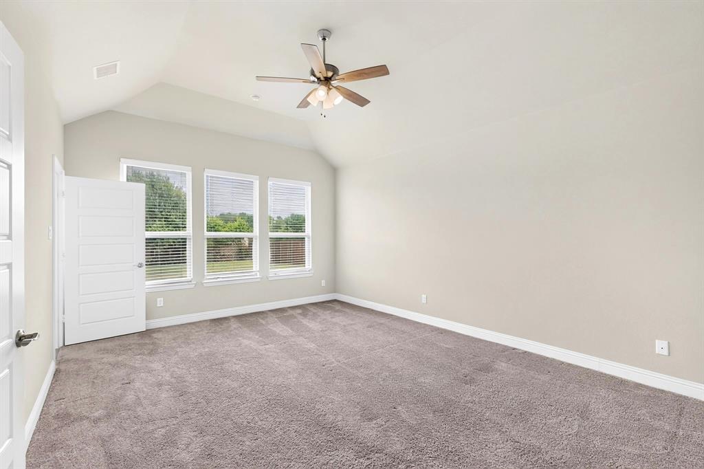 Spacious primary bedroom