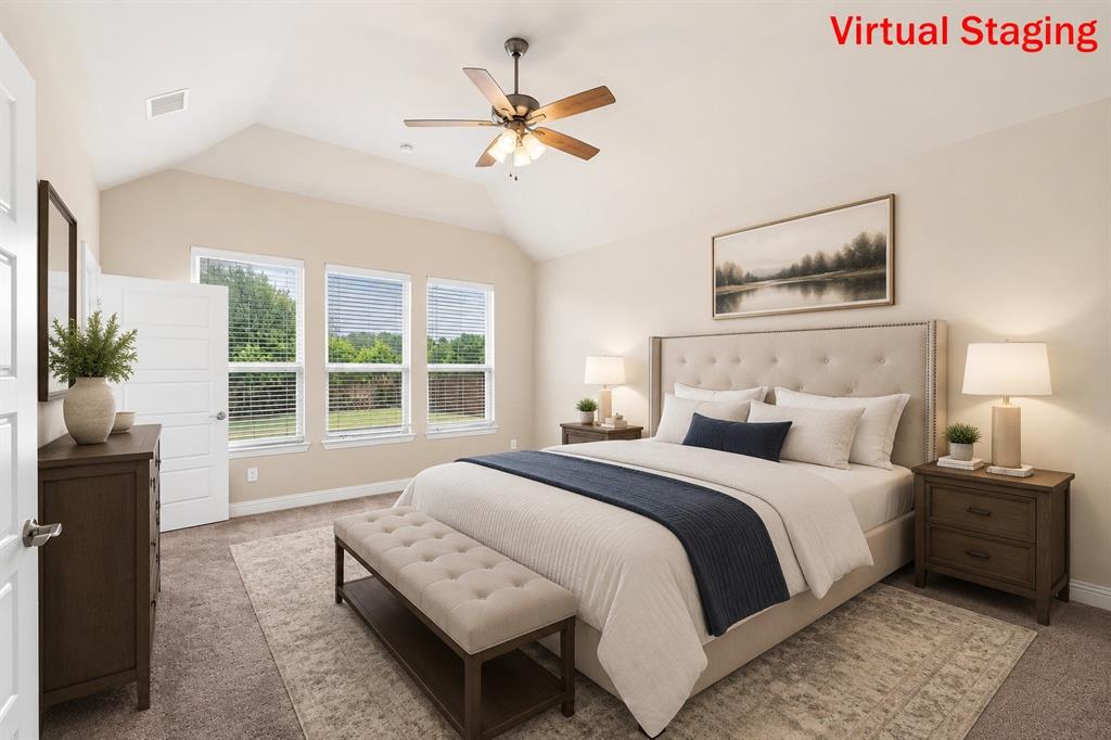 Virtual staged