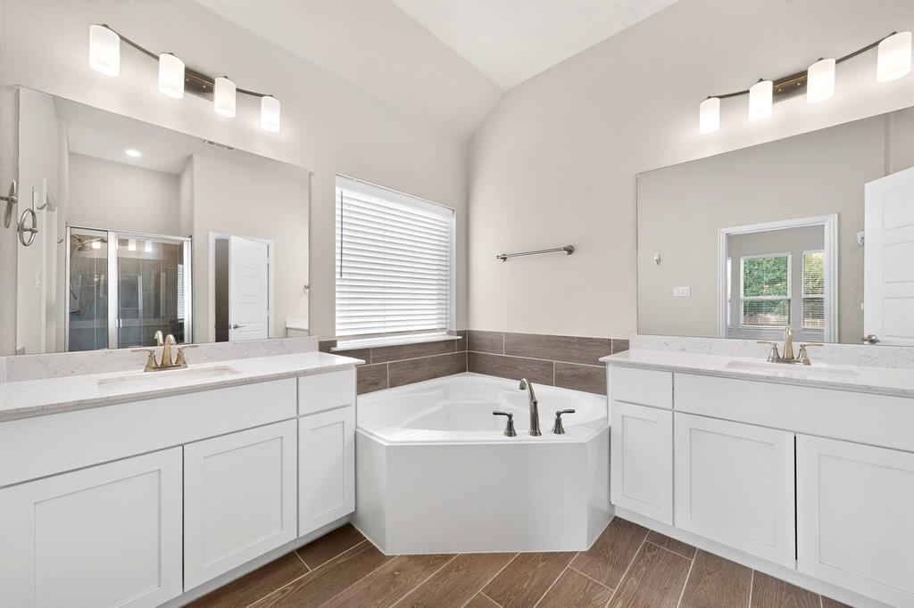Separate vanities