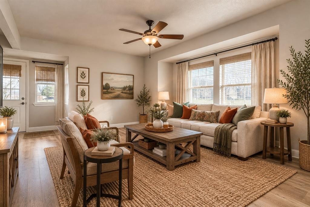 This photo was altered to show potential decor