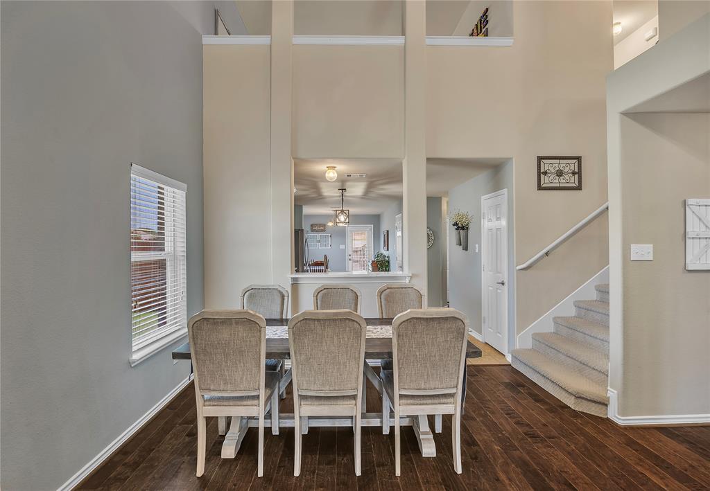Formal dining area