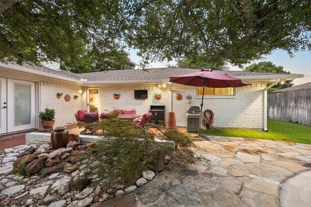 Large patio for entertaining.
