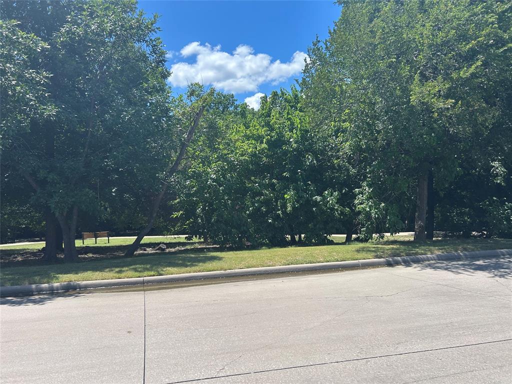 Expansive green belt  in front of home