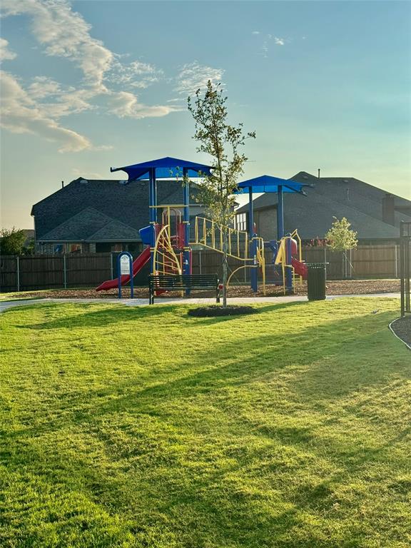 View of jungle gym